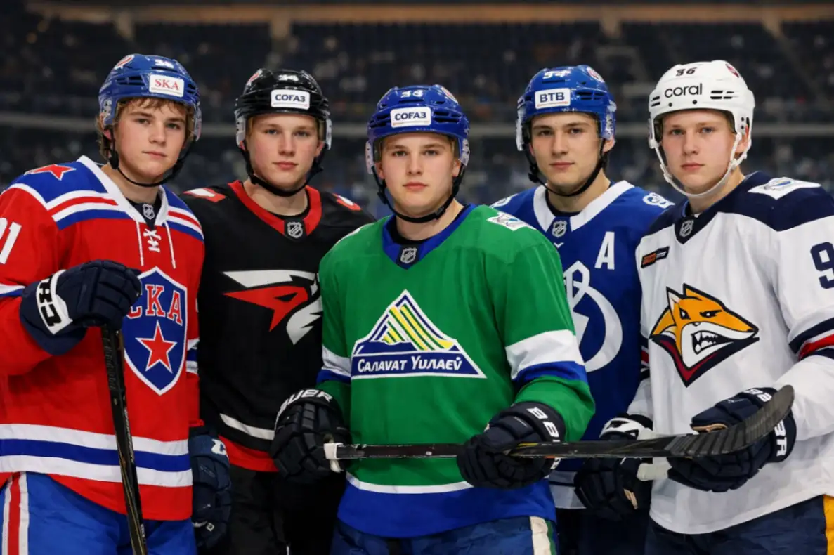 Топ проспектов КХЛ: лучшие молодые хоккеисты